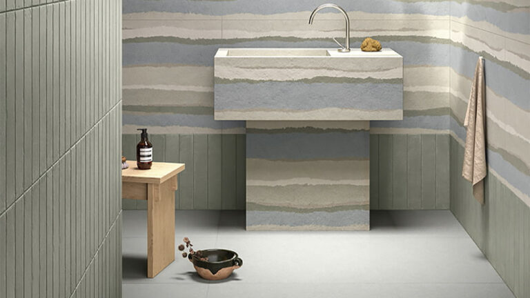 TRENDS CERSAIE 2024 COMBINING PORCELAIN PRODUCTS AND CONTRASTING DESIGNS